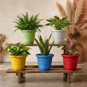 Sunflower Plastic Planter Pot